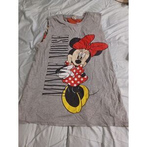 Vintage Disney Store Reversible Cropped Sleeve Tank‎ Very RARE. UNISEX M